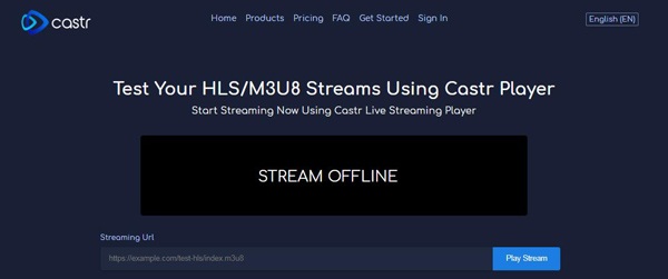 Castr Live Streaming Player